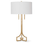 Le Chic Table Lamp - Gold Leaf / White