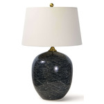 Harbor Table Lamp - Black / White