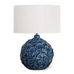 Lucia Table Lamp - Blue / White