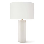 Stella Table Lamp - Alabaster / White