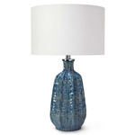 Antigua Table Lamp - Blue / White