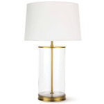 Southern Living Magelian Table Lamp - Clear / White