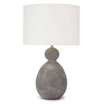 Playa Table Lamp - Brown / White