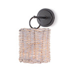 Nantucket Wall Sconce - Oil Rubbed Bronze / Rattan