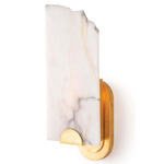 Jonah Wall Sconce - Brass / Alabaster