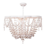 Vanessa Basin Chandelier - White