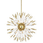 Andromeda Chandelier - Modern Brass