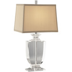 Artemis Table Lamp - Clear / Cafe