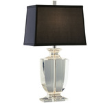 Artemis Table Lamp - Clear / Black