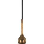 Axis Pendant - Aged Brass