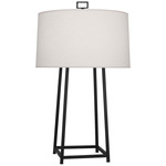 Cooper Table Lamp - Wrought Iron / Oyster Linen