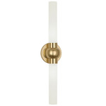 Daphne Wall Sconce - Modern Brass / Frosted