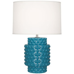 Dolly Table Lamp - Peacock / Fondine