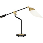 Ferdinand Table Lamp - Modern Brass / Frosted