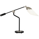 Ferdinand Table Lamp - Polished Nickel / Frosted