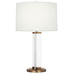 Fineas Table Lamp - Overstock - Aged Brass / Fondine