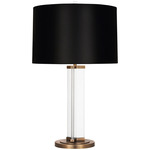 Fineas Table Lamp - Aged Brass / Black