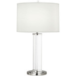 Fineas Table Lamp - Polished Nickel / Ascot White