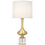 Jeannie Table Lamp - Modern Brass / Ascot Cream