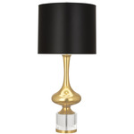 Jeannie Table Lamp - Modern Brass / Black