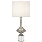 Jeannie Table Lamp - Polished Nickel / Ascot Cream