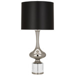 Jeannie Table Lamp - Polished Nickel / Black