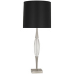 Juno Table Lamp - Polished Nickel / Black