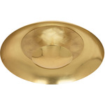Brut Semi Flush Ceiling Light - Modern Brass