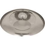 Brut Semi Flush Ceiling Light - Polished Nickel