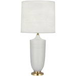 Hadrian Table Lamp - Modern Brass / Matte Dove