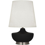 Michael Berman Nolan Table Lamp - Dark Antique Nickel / Matte Dark Coal