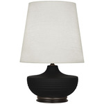 Michael Berman Nolan Table Lamp - Deep Patina Bronze / Matte Dark Coal