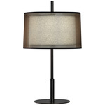 Saturnia Table Lamp - Deep Patina Bronze / Ascot White