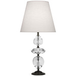 Williamsburg Custis Table Lamp - Deep Patina Bronze / Oyster Linen