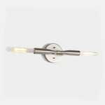 Sorenthia 2 Wall Sconce - Brushed Nickel / Nickel