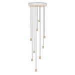 Bare 9-Light Multi Light Pendant - Brass