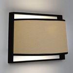 Macao Wall Sconce - Sand Black / Beige / Black Net