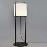 Macao Tall Floor Lamp - Sand Black / White