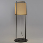 Macao Tall Floor Lamp - Sand Black / Beige