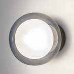 Nabila Wall / Ceiling Light - Matte Black / Black Chrome / Smoke