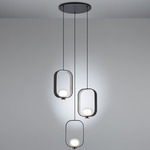 Filipa Multi Light Pendant - Sand Black / Sand Grey