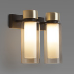 Osman Wall Sconce - Matte Black / Smoke