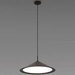 Gordon Pendant - Matte Black / Matte Black