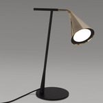 Gordon Table Lamp - Matte Black / Polished Gold