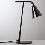 Gordon Table Lamp - Matte Black / Black Chrome