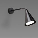 Gordon Wall Sconce - Matte Black / Black Chrome