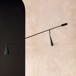 Gordon Extended Wall Light - Matte Black / Matte Black