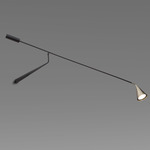 Gordon Extended Wall Sconce - Matte Black / Brushed Brass