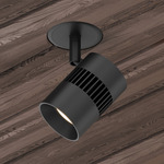 Vanishing Point Radiant for Millwork with Remote Power - Black