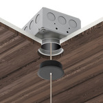 Vanishing Point 24VDC Ceiling Connection System Remote Power - Bronze